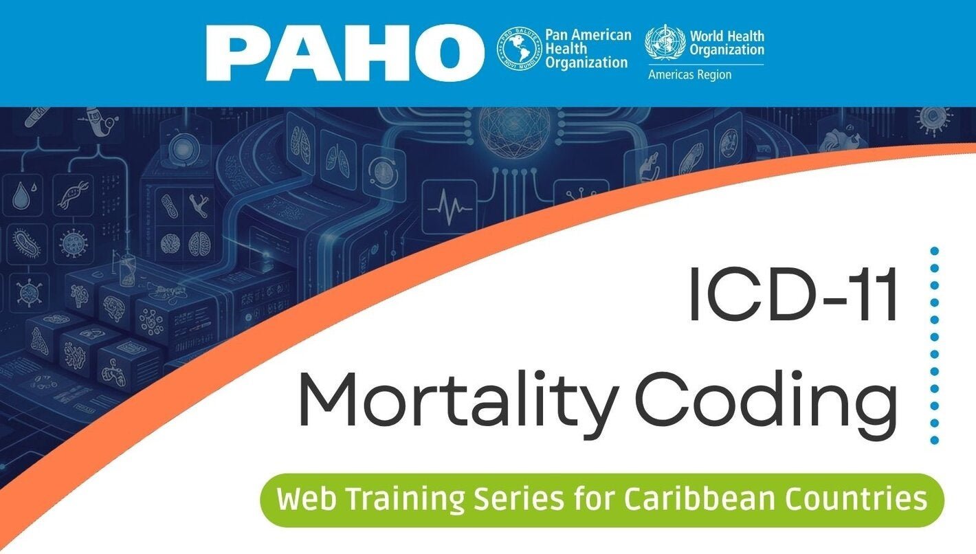 Capacitación en CIE-11: la OPS acompaña a países del Caribe en el fortalecimiento de la codificación de mortalidad