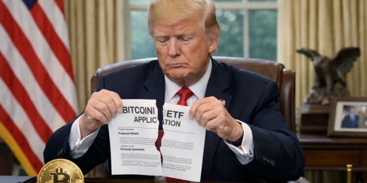 Empresa de Trump, Truth Social, cancela planes de lanzar ETF de bitcoin y Ethereum