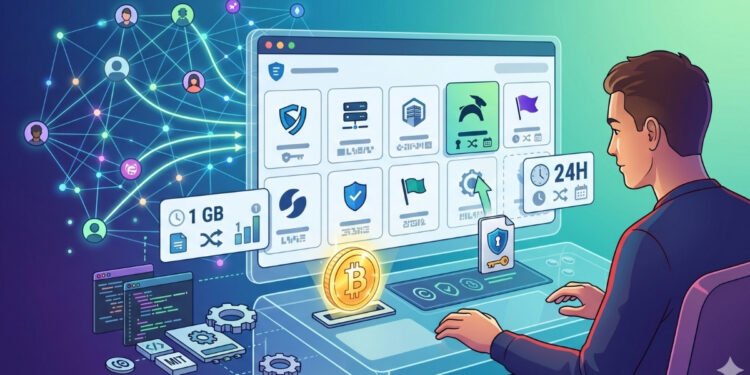 Europa, el mercado de VPN sobre Nostr que acepta bitcoin sin cuenta ni registro