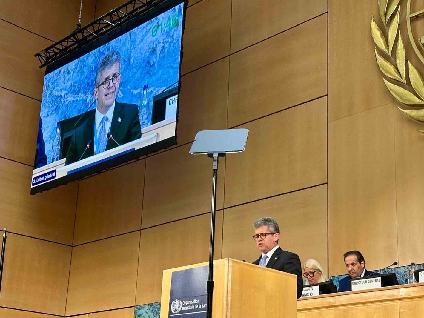 Guatemala participa en agenda estratégica de salud durante la 79.ª Asamblea Mundial de la Salud