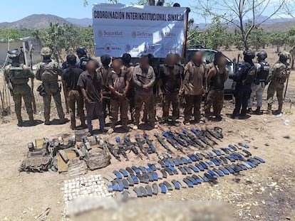 La Marina golpea a Los Chapitos con 13 detenciones al sur de Sinaloa