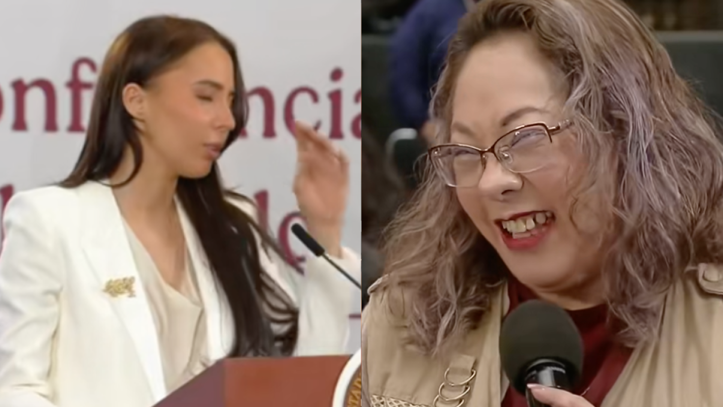 Majo Aguilar es confundida con Ángela Aguilar por reportera y su reacción se vuelve viral: ¿Se enojó? VIDEO