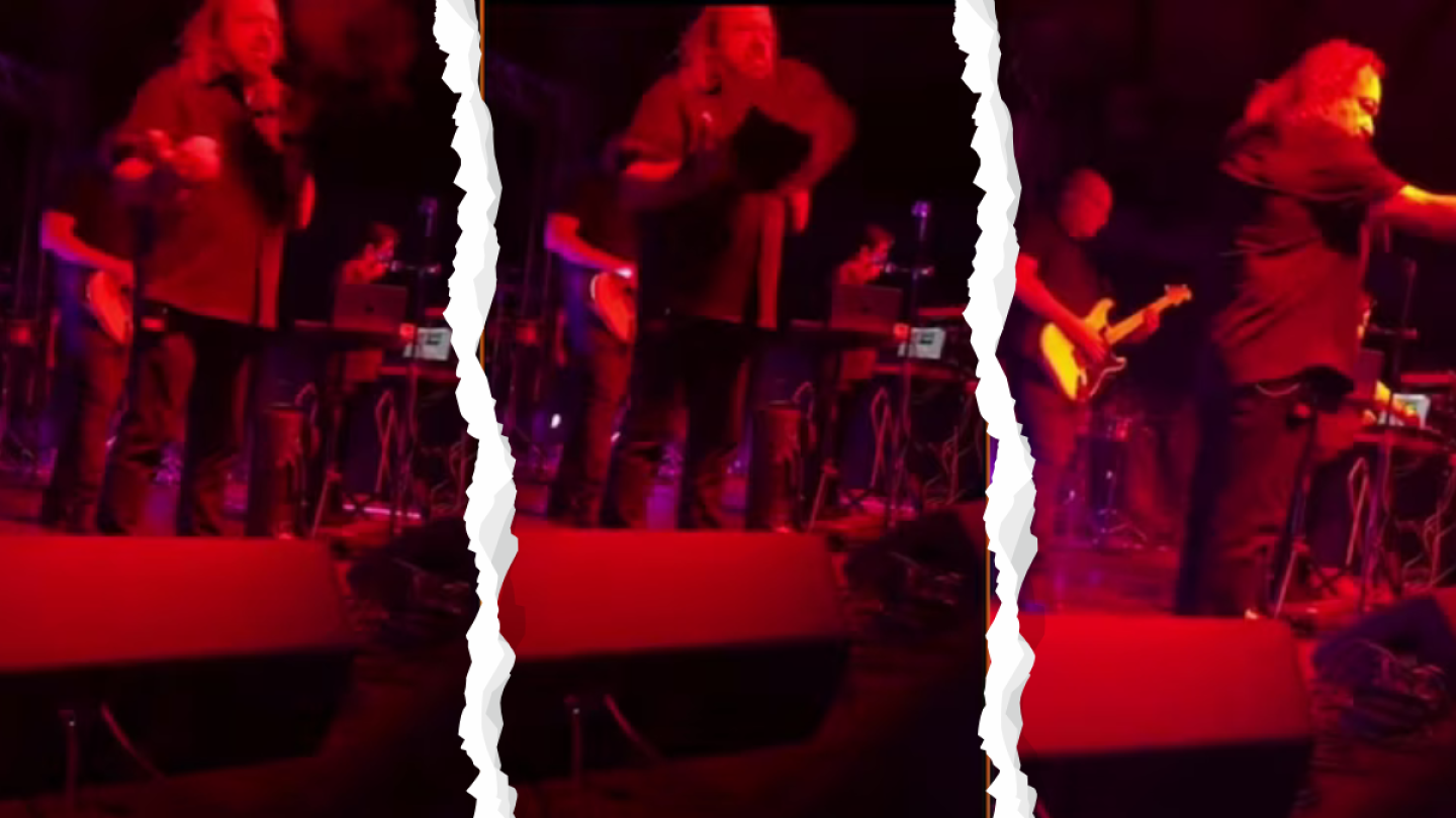 Ricardo Acosta, de Los Acosta, explota tras ser golpeado en pleno concierto; así reaccionó vs. un fan, VIDEO