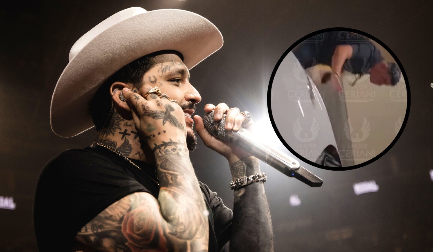 Christian Nodal involucrado en pelea con fan en estacionamiento; filtran VIDEO del ataque ¿qué pasó?