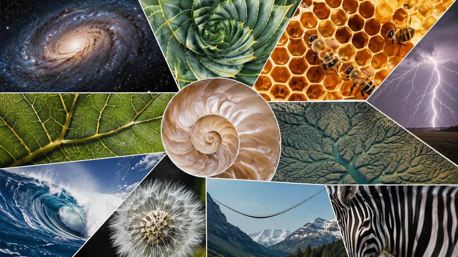 Estas son las 9 formas más repetidas en la naturaleza: por qué todo se repite