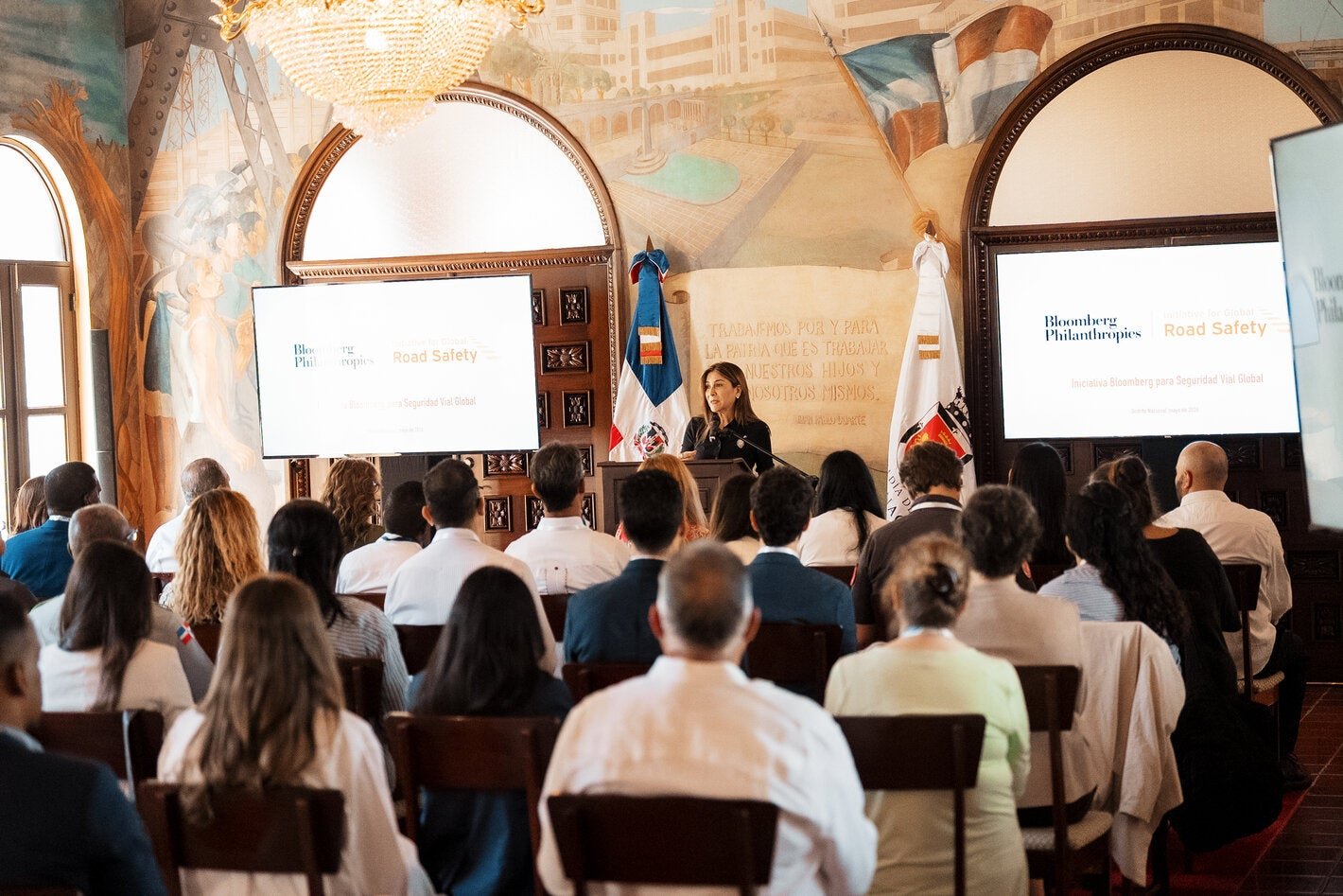 República Dominicana se suma a iniciativa global para reducir muertes en el tránsito con apoyo de la Iniciativa Bloomberg Global (BIGRS) y la cooperación técnica de la OPS.