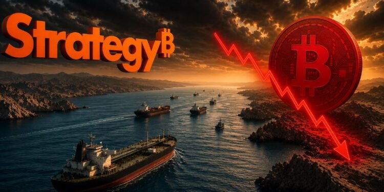 USD 70.000 a la vista: bitcoin cae por la venta de Strategy y la guerra en Irán