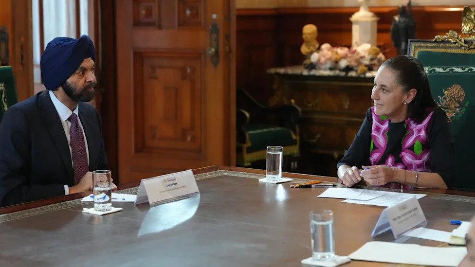 Banco Mundial busca participar en el Plan México, destaca Sheinbaum tras reunión con Ajay Banga