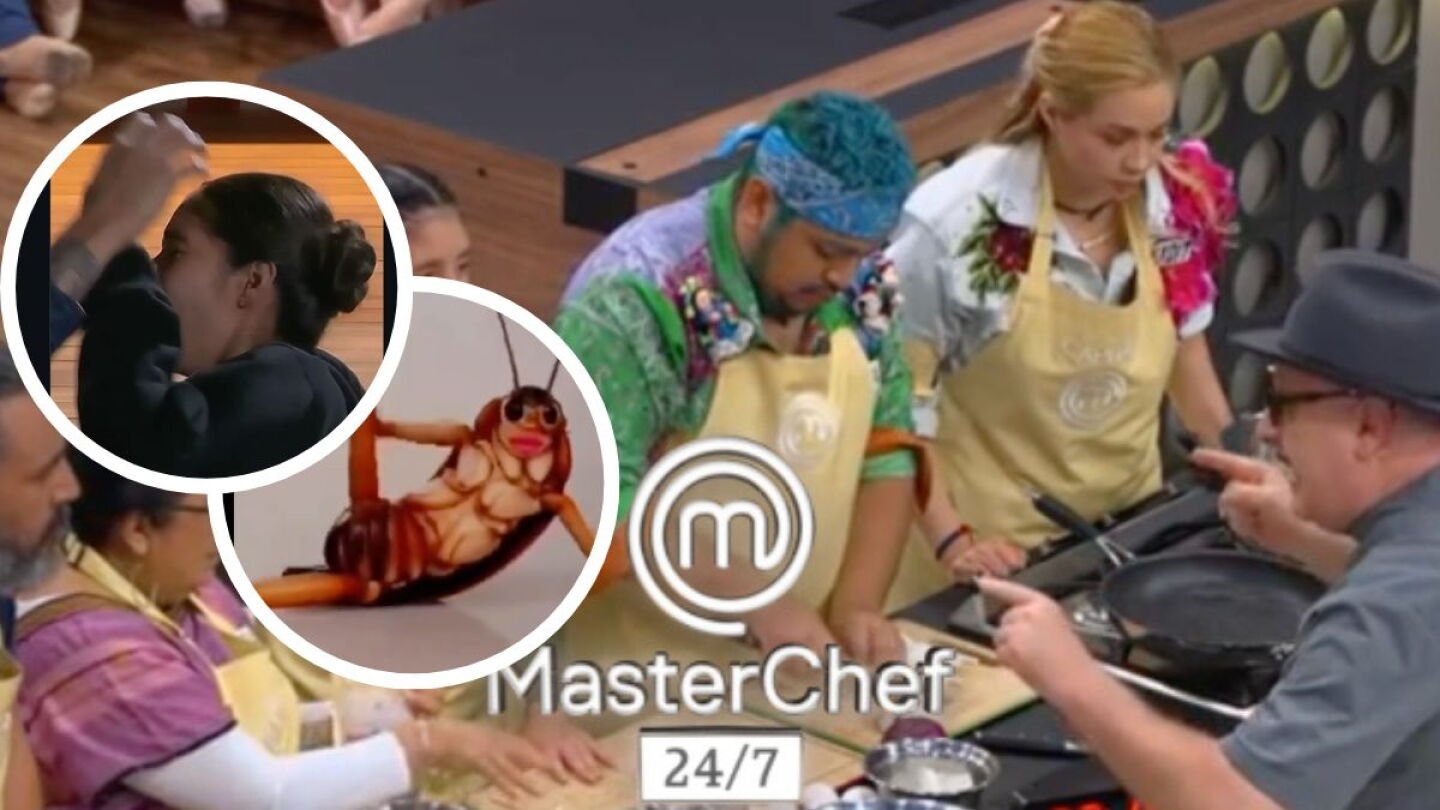 ¿Hay cucarachas en MasterChef México? Video de Lancer y Michelle desata revuelo en redes por inesperado momento