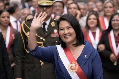Keiko Fujimori inaugura su Gobierno con mano dura en seguridad, obras públicas y ayudas estatales contra la desigualdad
