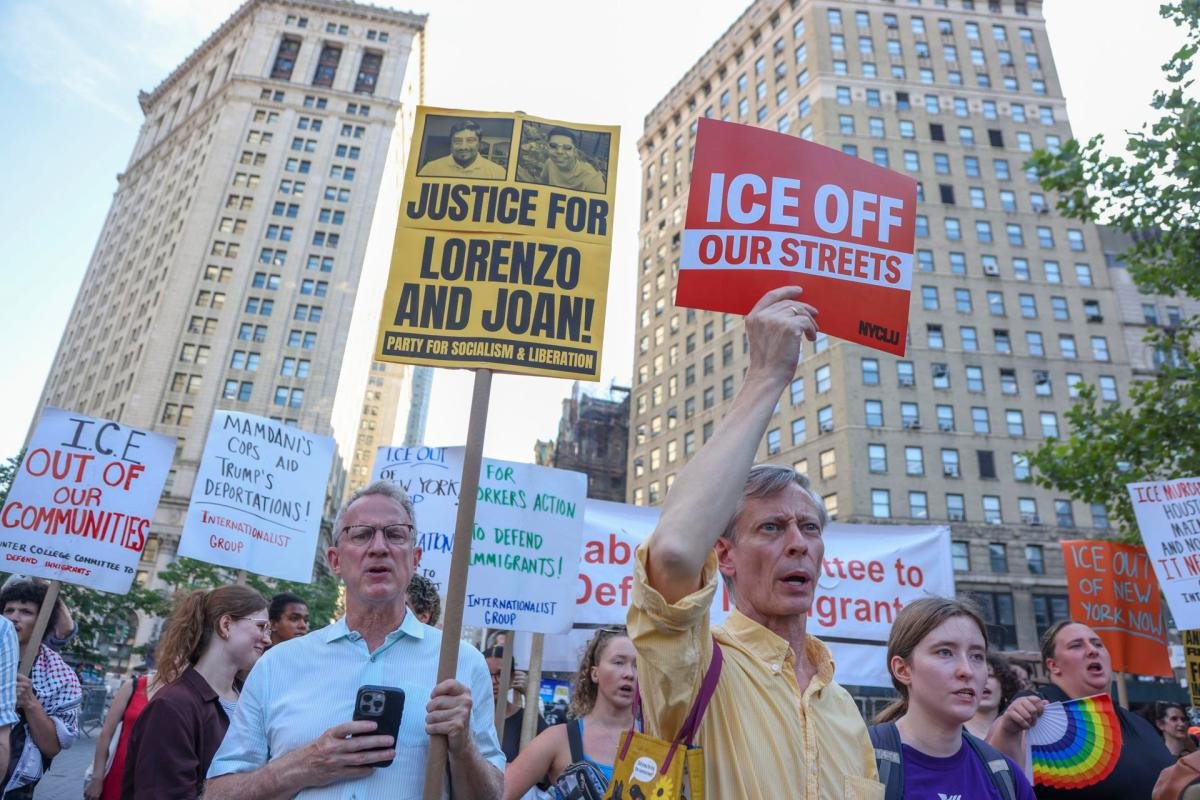 Protestas en NY por “Lorenzo, Johan y todas las víctimas del ICE”; reclaman justicia por muertes de inmigrantes