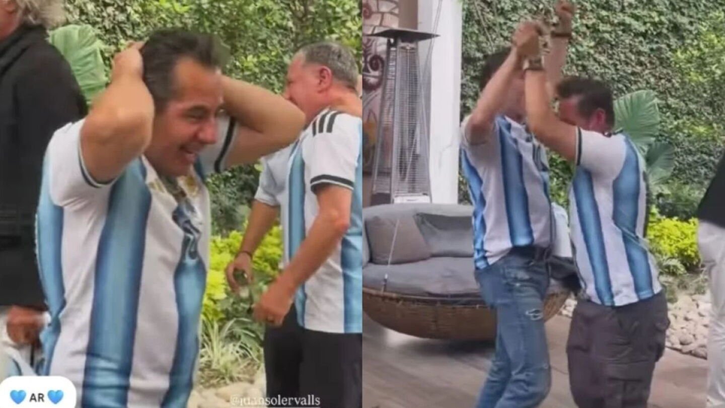 Yordi Rosado celebra triunfo de Argentina con Juan Soler y lo tunden: “¿Ahora es 25% argentino?”