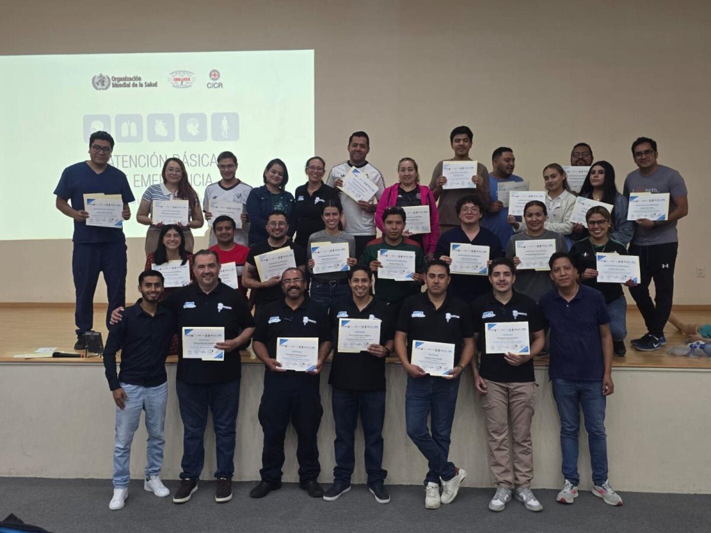 Zacatecas fortalece sus capacidades para la atención de emergencias con el curso de Atención Básica de Emergencias