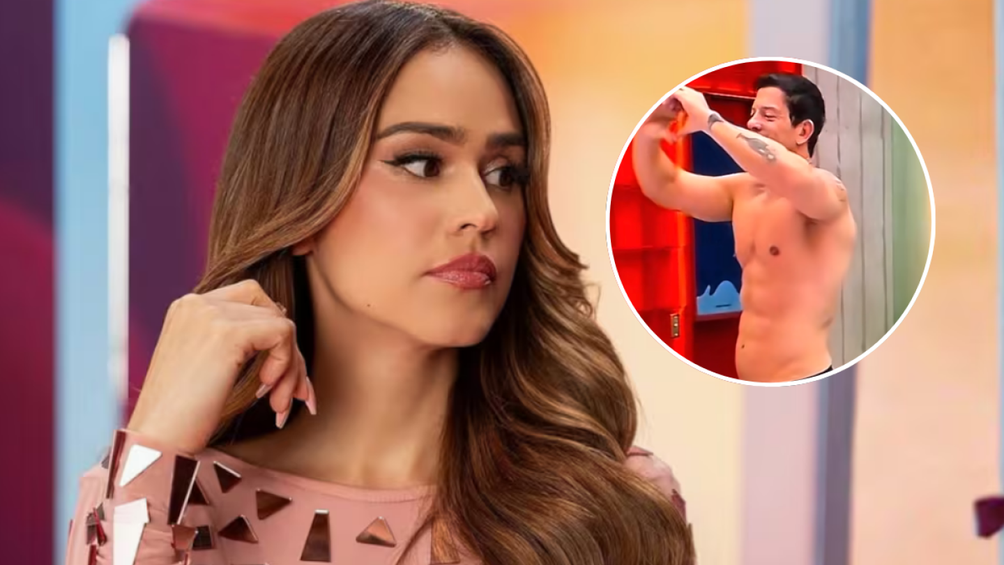 Yanet García queda con la boca abierta al ver a Yahir con poca ropa en LCDLFMX; ¿coquetearon? ¡Lo llena de halagos!