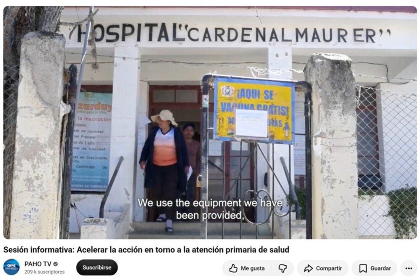 Bolivia posiciona la Atención Primaria de Salud como eje transversal de su Plan Nacional ante países y socios de las Américas