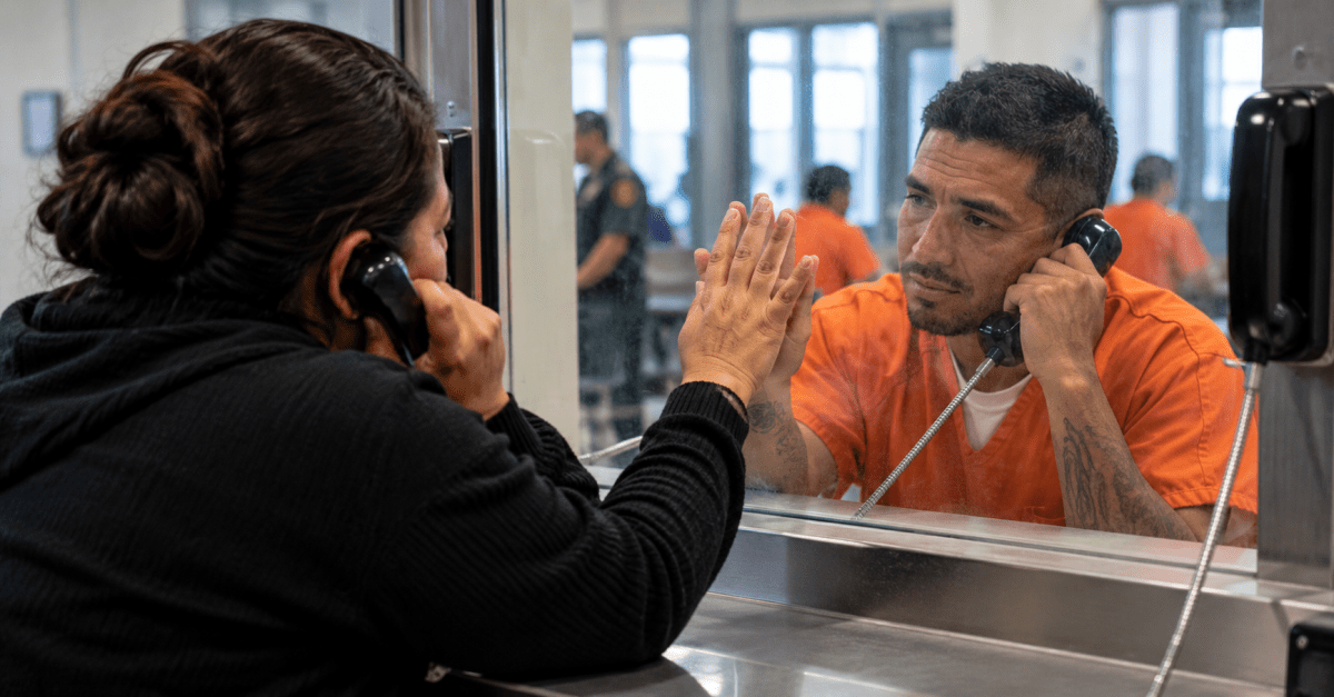 Familias recorren cientos de millas para visitar a inmigrantes detenidos por ICE, pero no pueden abrazarlos
