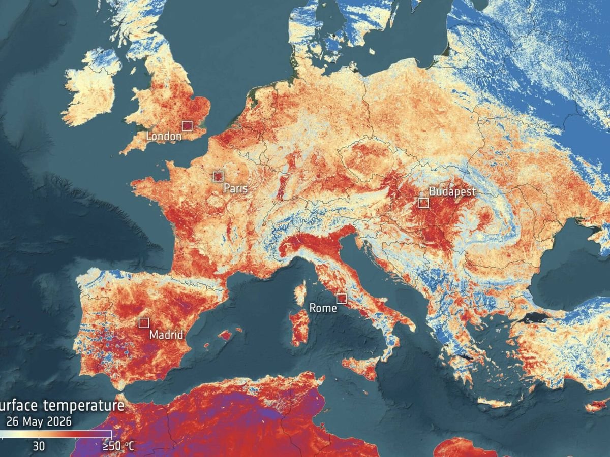 La cresta africana: el fenómeno que impactará de lleno en España y nos dejará temperaturas cercanas a los 40 ºC