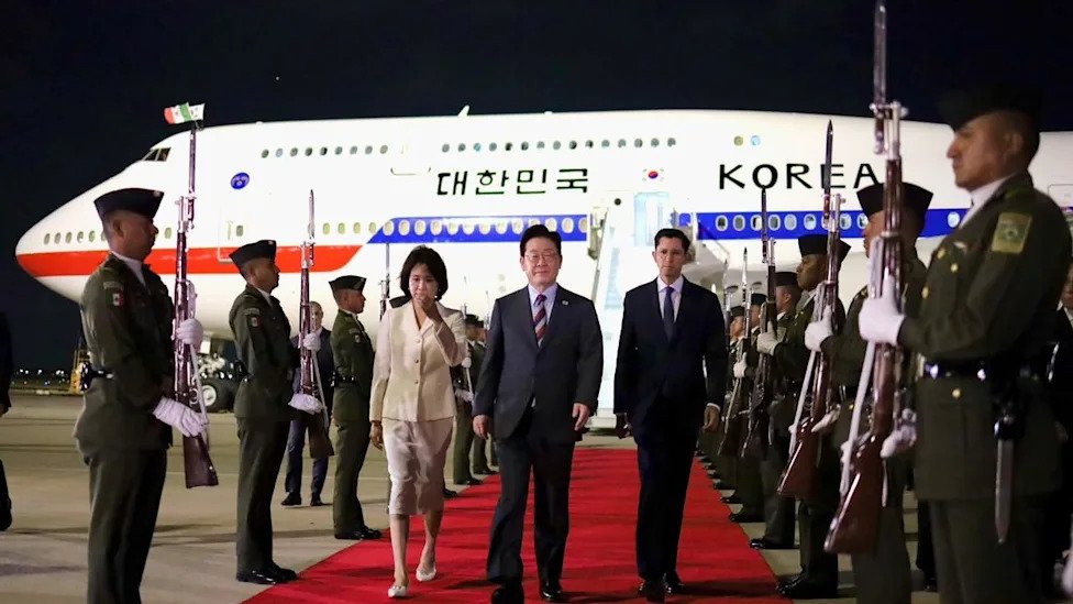 Lee Jae-Myung inicia visita de Estado en México para fortalecer lazos bilaterales y comerciales