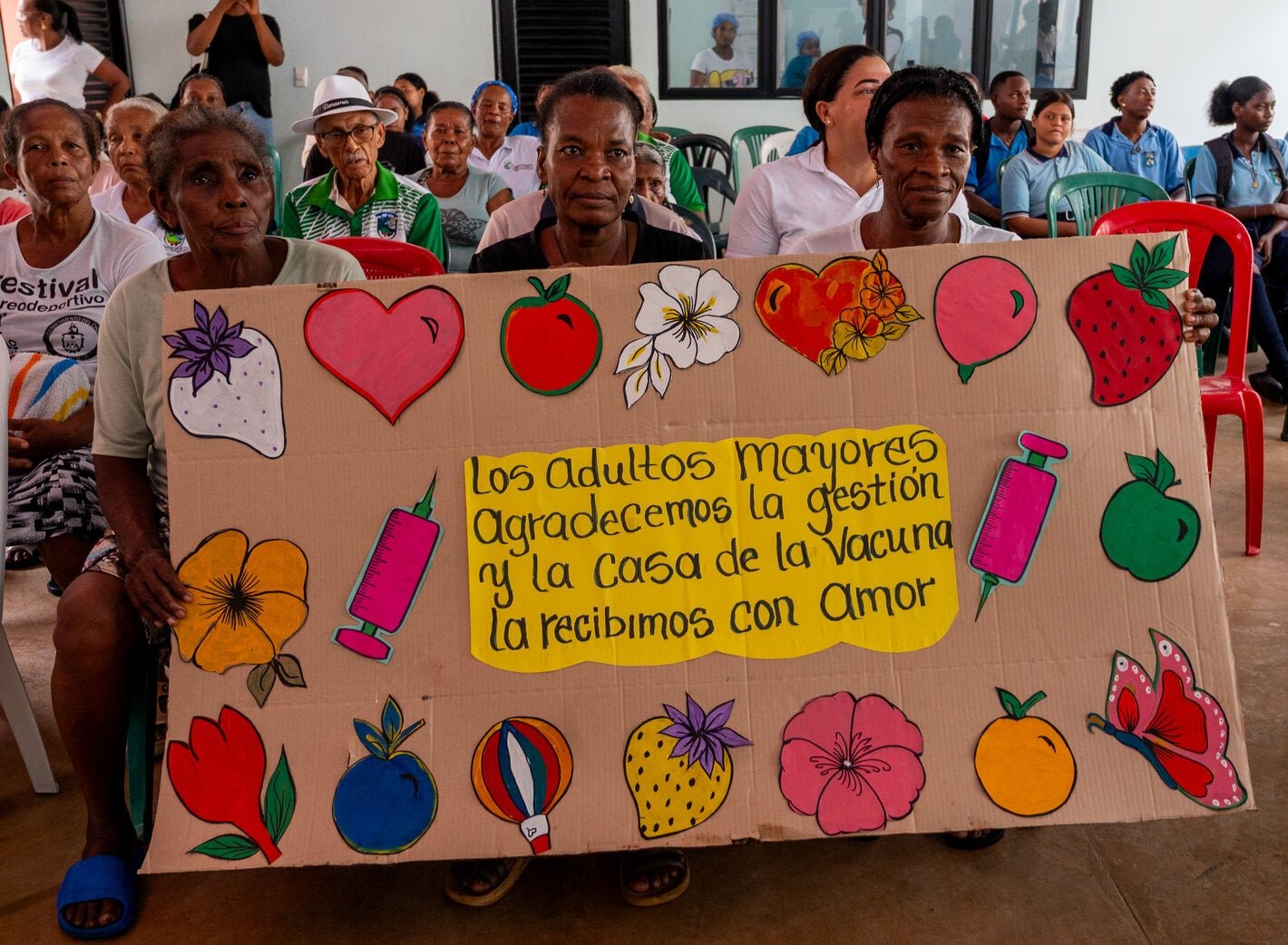 Ministerio de Salud y OPS inauguran punto de vacunación autosostenible en Boca de Pepe, en el Medio Baudó, Chocó
