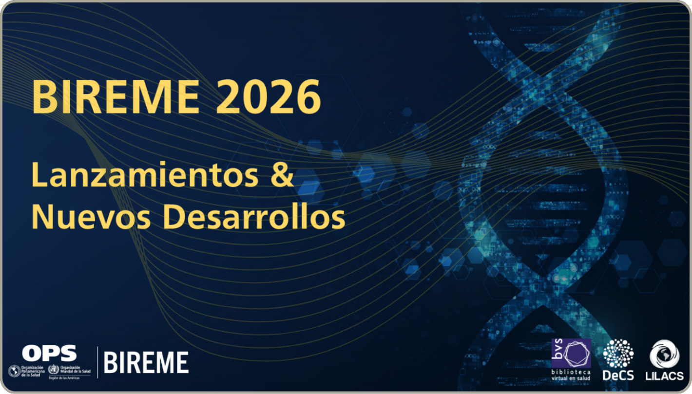 Webinarios BIREME amplían el diálogo sobre innovación y gestión de la información en salud